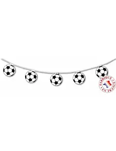Fotbollspappersgirlang 5 meter