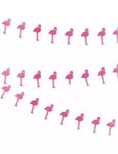 Girlang med rosa flamingos 3 m