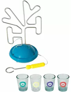 Sällskapsspel för aperitif med shotsglas 12 x 22 cm