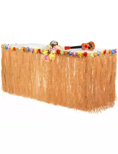 Hawaiiansk bordsduk beige 2,74 m x 71 cm