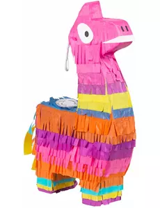 Mini-piñata lama flerfärgad 23 x 13 cm