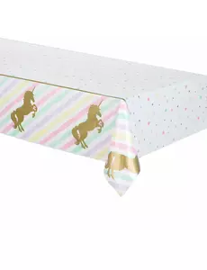 Plastduk enhörning 137 x 259 cm