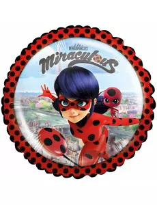 Liten aluminium­ballong Ladybug™ 23 cm