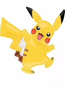 Liten Pikachu Pokémon™-aluminiumballong 27 x 33 cm