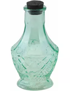 Grön glasflaska 11,5 cm