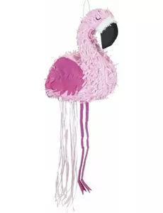 Rosa flamingo-pinata 90 x 48 cm