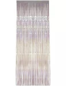 Glittrande vit gardin