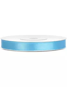 Satinband himmelsblått 0.6 cm x 25 m
