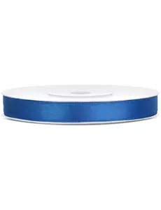 Kungsblått satinband 0.6 cm x 25 m