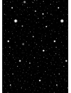 Väggdekoration stjärnhimmel 1.2 x 12.2 m