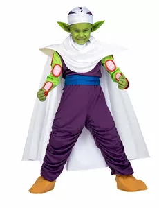 Piccolo Dragon Ball™ maskeraddräktset barn med smink