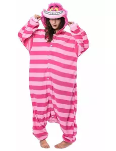Kigurumi-kattdräkt Cheshirekatten Alice i Underlandet™ vuxen