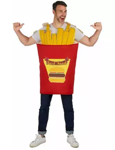 Maskeraddräkt pommes fritesstrut vuxen
