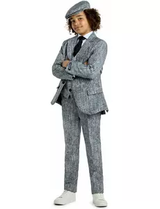 Mr. 20-talsgangsterdräkt barn Suitmeister™, Storlek: 4-6 år (98-104 cm)