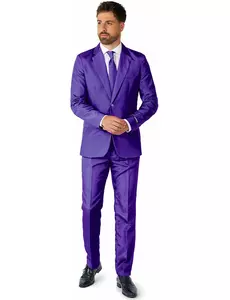 Mr. Solid lila kostym herr Suitmeister™, Storlek: Small (EU 44-46)