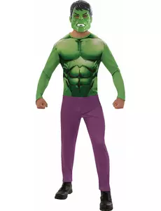 Klassisk Hulk™-maskeraddräkt vuxen, Storlek: Large