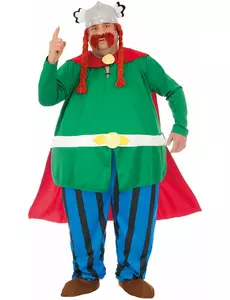 Abraracourcix™-maskeraddräkt vuxen – Asterix och Obelix™, Storlek: Large