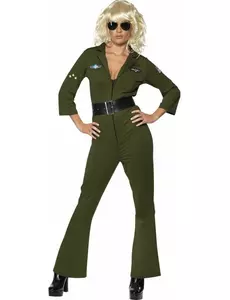 Flygarinnekostym Hottie Top Gun™ dam