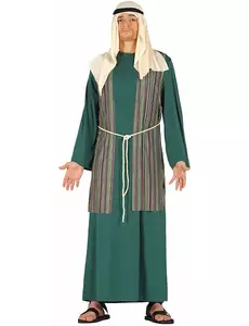 Grön herdemaskeraddräkt herr