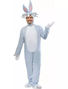 Klassisk Bugs Bunny™ Looney Tunes-maskeraddräkt vuxen, Storlek: Large