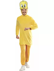 Klassisk Titi™ Looney Tunes-maskeraddräkt vuxen, Storlek: Large