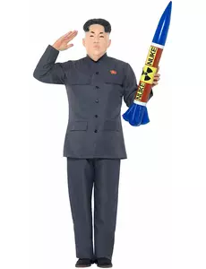 Sydkoreansk politiker-maskeraddräkt vuxen, Storlek: Medium