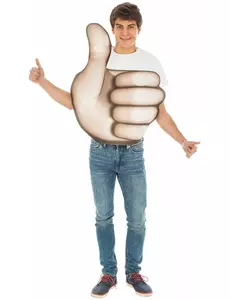 Maskeraddräkt Emoji tumme™ vuxen
