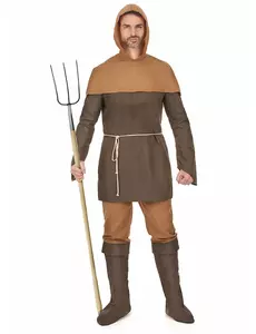 Medeltida bondemaskeraddräkt herr