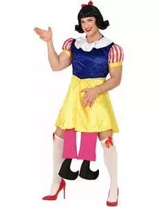 Humoristisk busig prinsessmaskeraddräkt herr, Storlek: Medium (48-50)