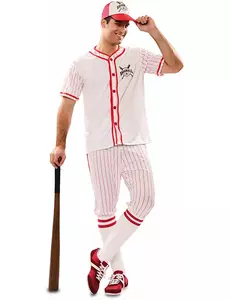 Basebollspelarmaskeraddräkt herr