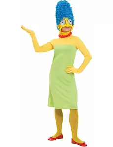 Marge Simpson™-maskeraddräkt vuxen, Storlek: Small
