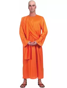 Buddhistisk munkmaskeraddräkt vuxen