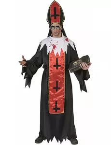 Skräckpåvens maskeraddräkt vuxen, Storlek: Medium/Large