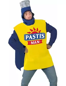Pastis Man-maskeraddräkt herr