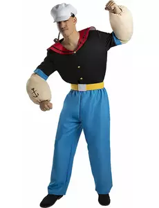 Popeye™-maskeraddräkt i stora storlekar vuxen