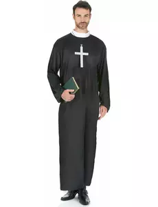 Prästmaskeraddräkt herr, Storlek: Medium/Large