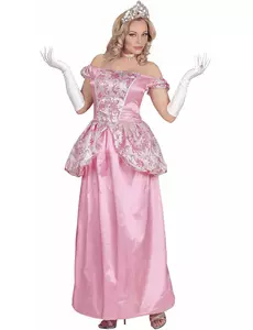 Ljusrosa prinsessmaskeraddräkt dam, Storlek: Small