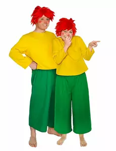 Pumuckl™-maskeraddräkt vuxen, Storlek: Small