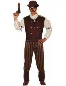 Steampunk-maskeraddräkt herr, Storlek: Medium (48-50)