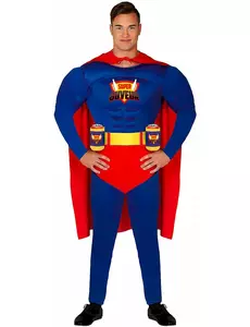 Superdrickare-maskeraddräkt vuxen, Storlek: Medium (48-50)