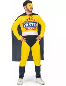 Super Pastis Man-maskeraddräkt