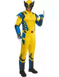 Wolverine™ standardmaskeraddräkt vuxen, Storlek: Large