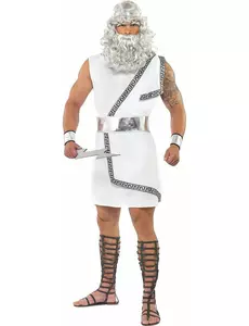 Zeus-maskeraddräkt herr