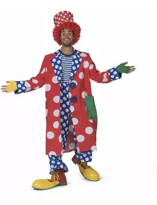Clownkappa med prickar herr