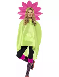 Blomsterponcho vuxen