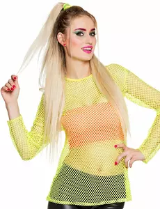 Neongul T-shirt 80-tal dam