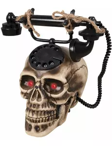 Dödskalletelefon 22 x 25 cm