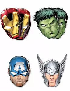 6 Avengers Mighty ™-masker i kartong