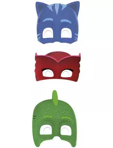 6 kartongmasker Pyjamasques ™