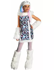 Lyxmaskeraddräkt Abbey Bominable Monster High™ för flickor